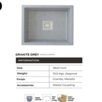 Croma grey 21×18